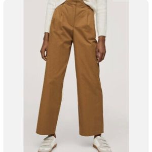 MNG by Mango pants " Trousers Brown cotton NWT